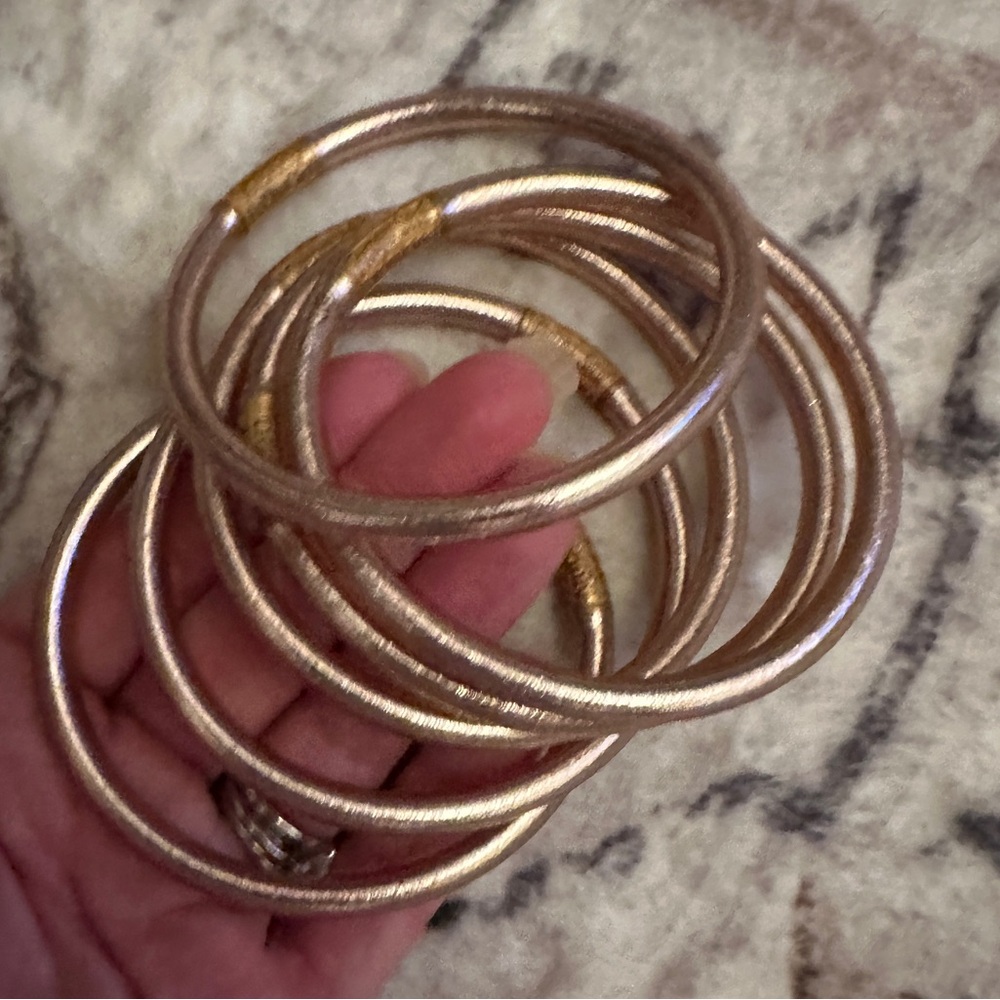 Budhagirl RoseGold All weather bracelets size Large